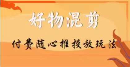 【万三】好物混剪付费随心推投放玩法，随心投放小课抖音教程-讯领网创