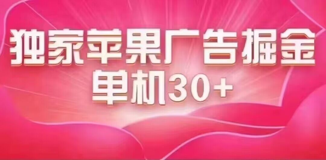 最新苹果系统独家小游戏刷金 单机日入30-50 稳定长久吃肉玩法-讯领网创