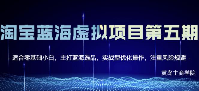 淘宝虚拟无货源3.0+4.0+5.0，适合零基础小白，主打蓝海选品，实战型优化操作-讯领网创