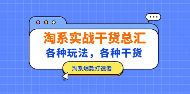 淘系实战干货总汇：各种玩法，各种干货，淘系爆款打造者-讯领网创