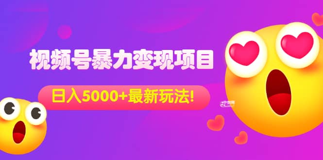 外面收费699的视频号暴力变现项目，日入5000+，简单易操作当天见效果-讯领网创