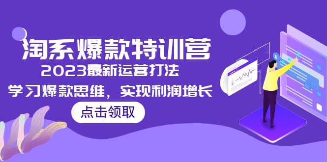 2023淘系爆款特训营，2023最新运营打法，学习爆款思维，实现利润增长-讯领网创