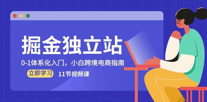 （10536期）掘金 独立站，0-1体系化入门，小白跨境电商指南（11节视频课）-讯领网创