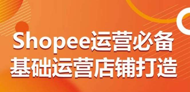 Shopee运营必备基础运营店铺打造，多层次的教你从0-1运营店铺-讯领网创