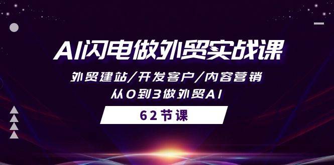 （10049期）AI闪电做外贸实战课，外贸建站/开发客户/内容营销/从0到3做外贸AI-62节-讯领网创