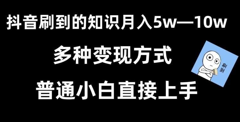 抖音刷到的知识，每天只需2小时，日入2000+，暴力变现，普通小白直接上手【揭秘】-讯领网创