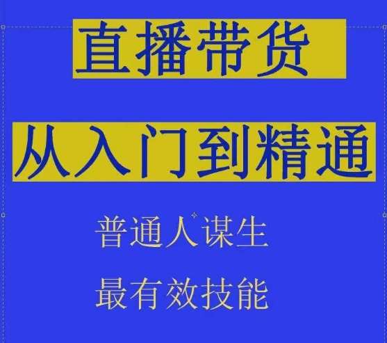 2024抖音直播带货直播间拆解抖运营从入门到精通，普通人谋生最有效技能-讯领网创