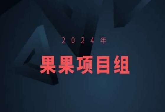 2024年果果项目组项目合集-果果最新项目-讯领网创