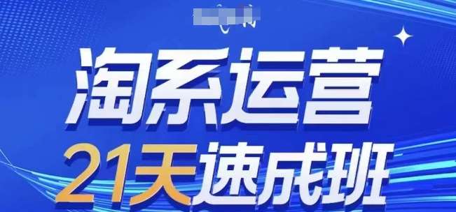 淘系运营21天速成班(更新24年6月)，0基础轻松搞定淘系运营，不做假把式-讯领网创