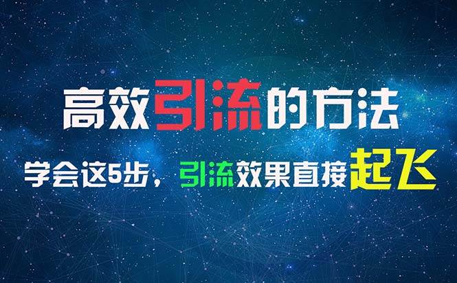 （11776期）高效引流的方法，可以帮助你日引300+创业粉，一年轻松收入30万，比打工强-讯领网创