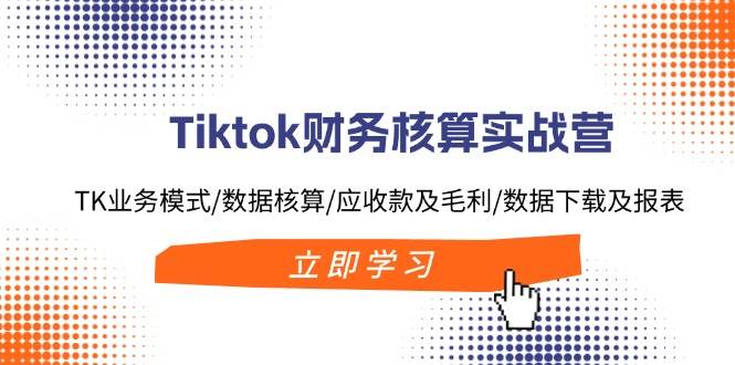 （11978期）Tiktok财务核算实战营：TK业务模式/数据核算/应收款及毛利/数据下载及报表-讯领网创