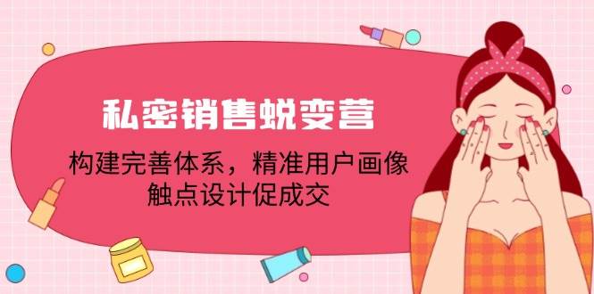 （12436期）私密销售蜕变营：构建完善体系，精准用户画像，触点设计促成交-讯领网创