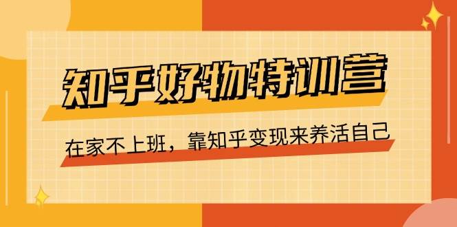 知乎好物特训营，在家不上班，靠知乎变现来养活自己（16节）-讯领网创