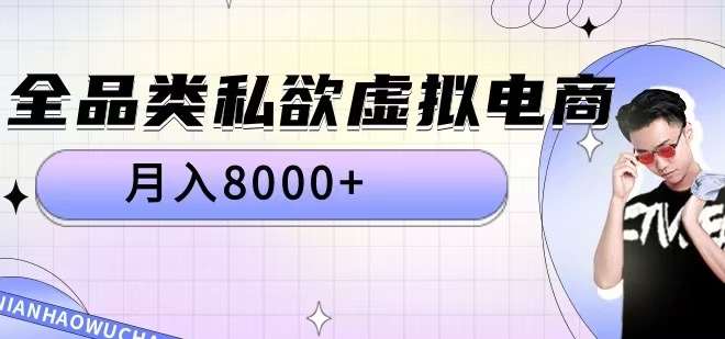 全品类私欲虚拟电商，月入8000+【揭秘】-讯领网创