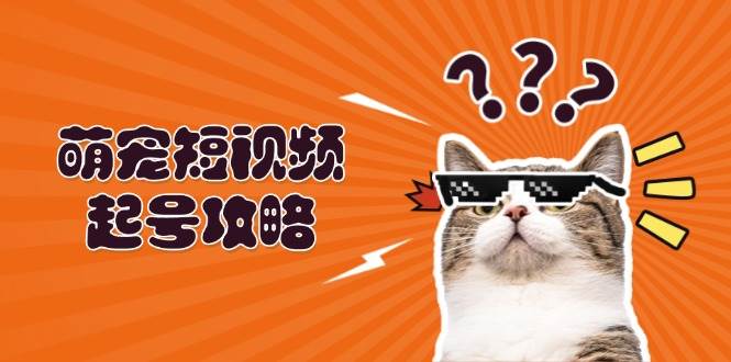 （13135期）萌宠-短视频起号攻略：定位搭建推流全解析，助力新手轻松打造爆款-讯领网创