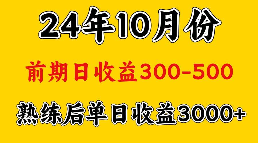 高手是怎么赚钱的.前期日收益500+熟练后日收益3000左右-讯领网创