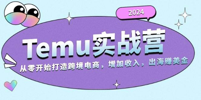 （13266期）2024Temu实战营：从零开始打造跨境电商，增加收入，出海赚美金-讯领网创