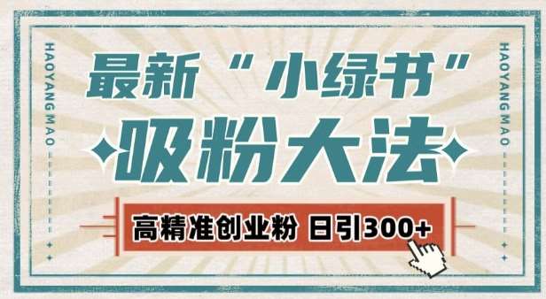 最新自动化“吸粉术”，小绿书激活私域流量，每日轻松吸引300+高质精准粉!-讯领网创